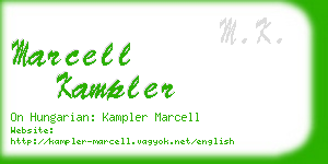 marcell kampler business card
